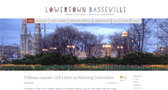 Desktop Screenshot of lowertown-basseville.ca